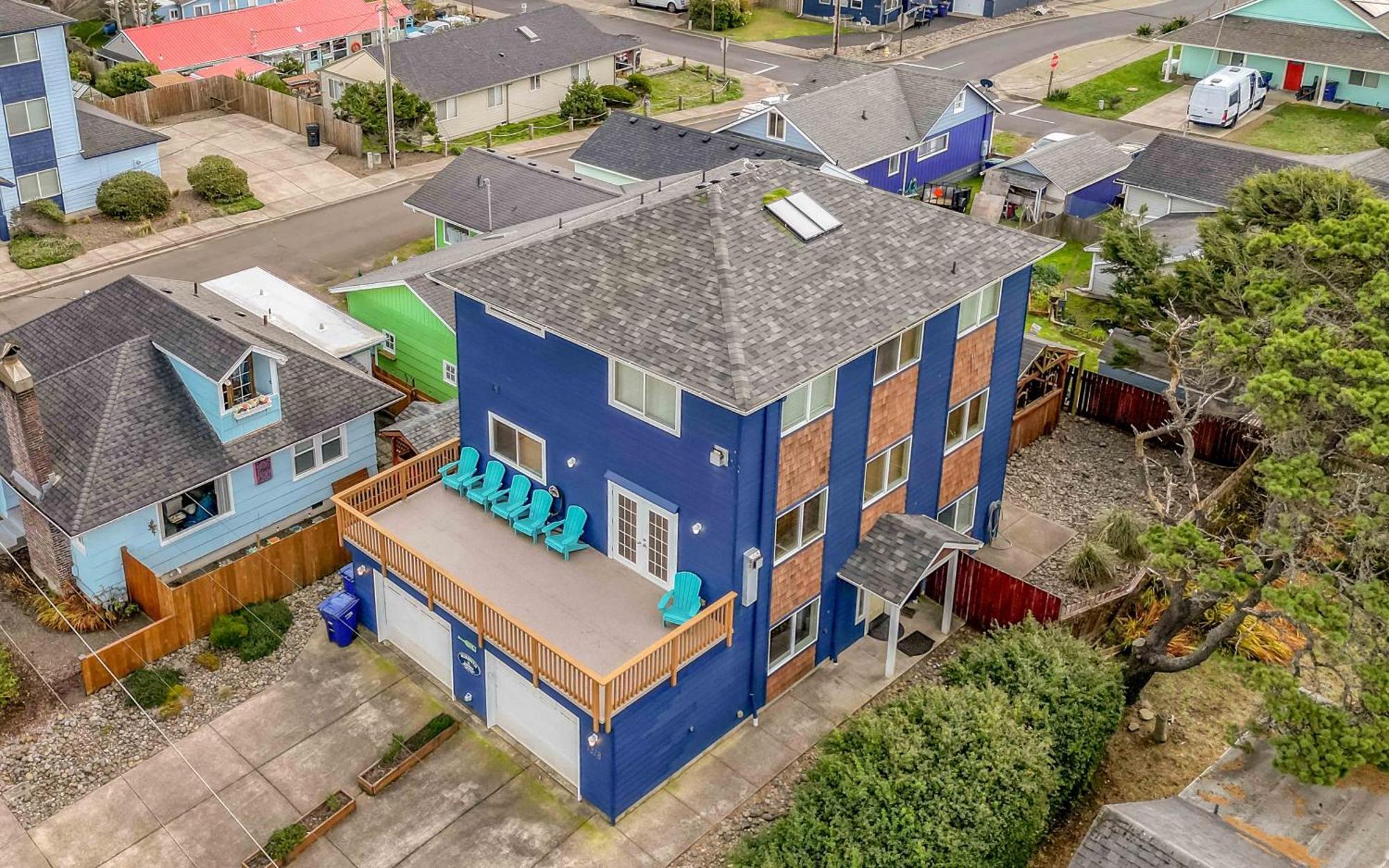 The Blue Crab Villa Lincoln City Eksteriør bilde