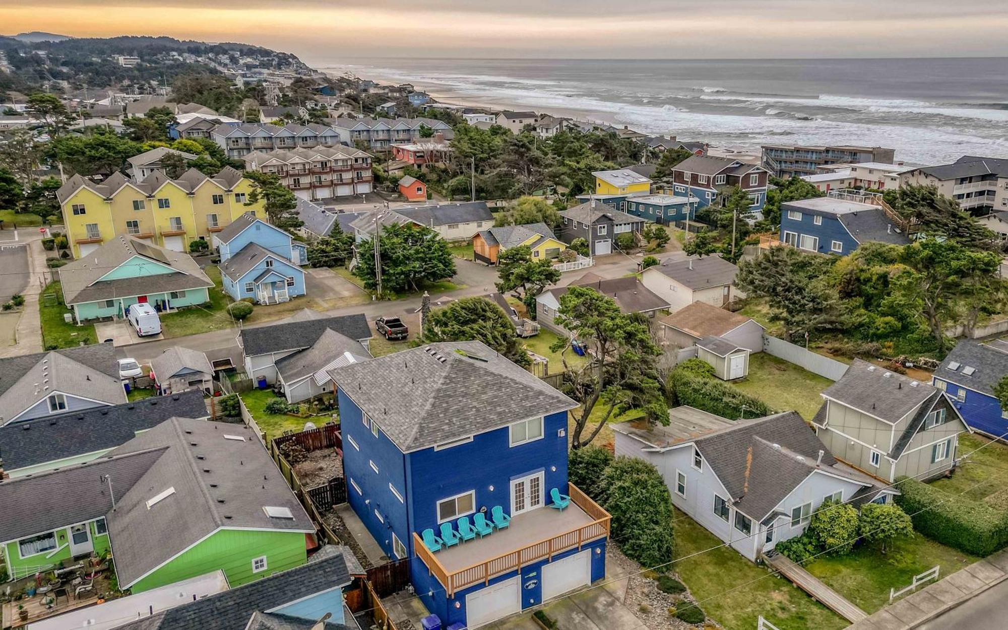 The Blue Crab Villa Lincoln City Eksteriør bilde